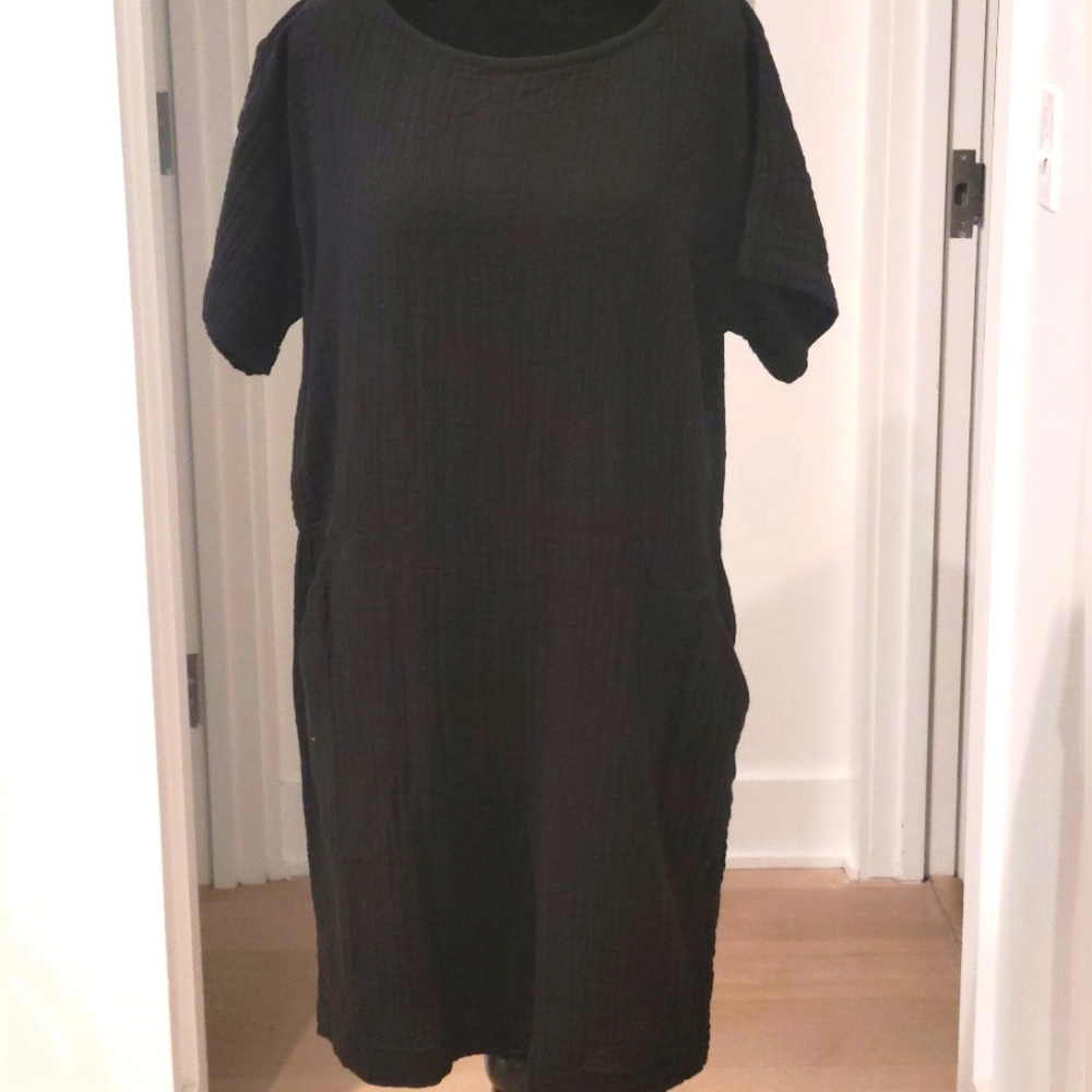 Eileen Fisher short jumpsuit.